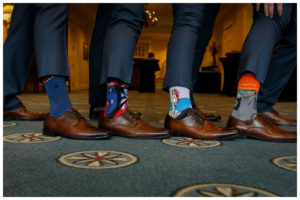 Groomsmen sock photo