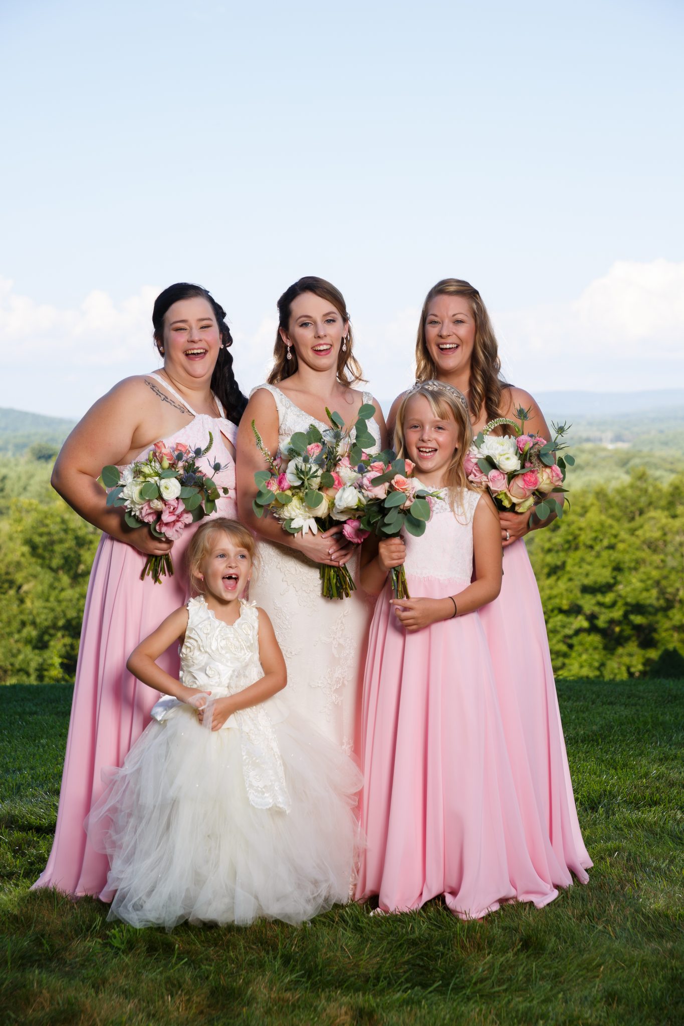 The Mountain Rose Inn weddings35 Bridal Party photo at the Mountain Rose