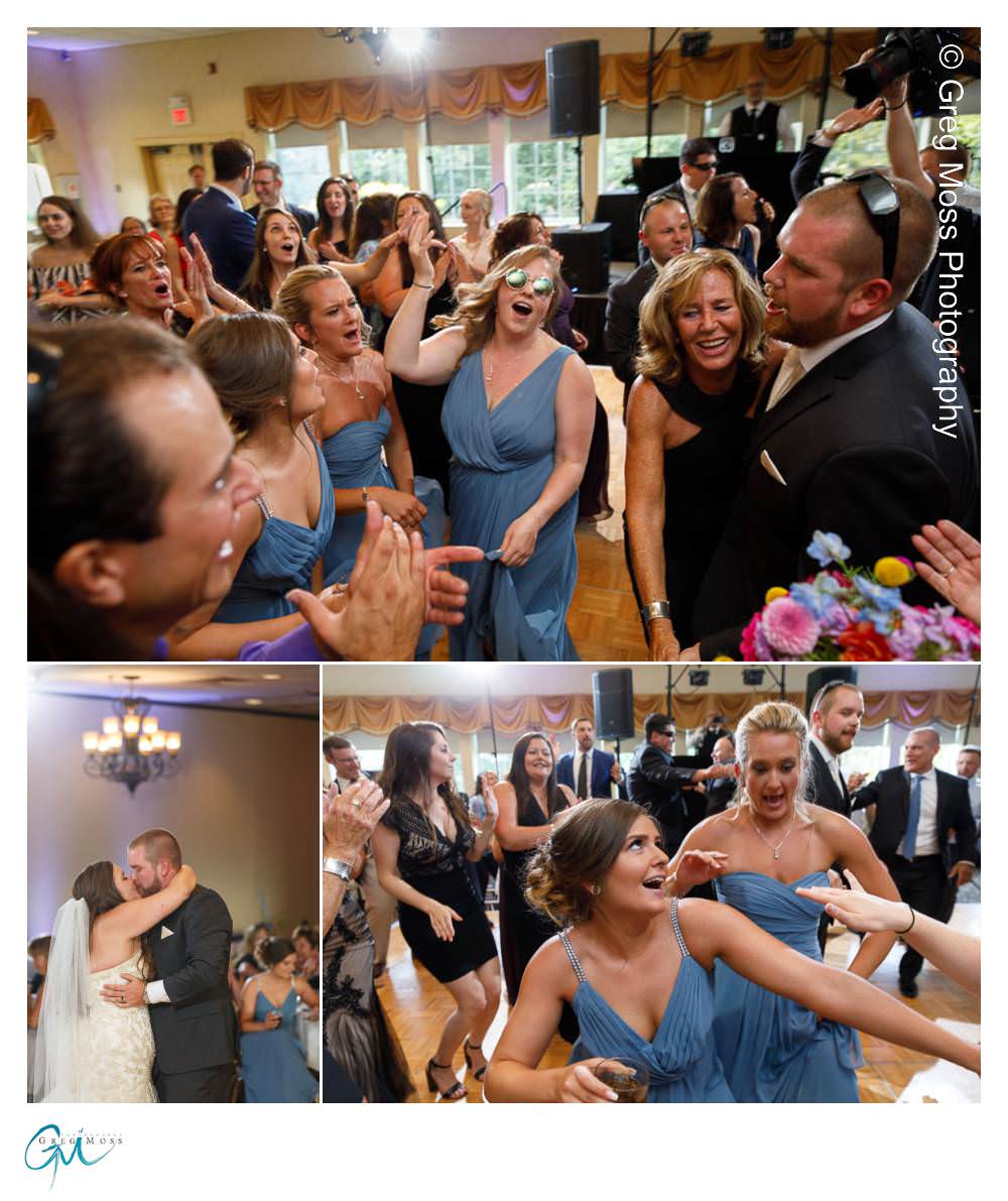 Bride and Groom first dance, Bridal party introductions