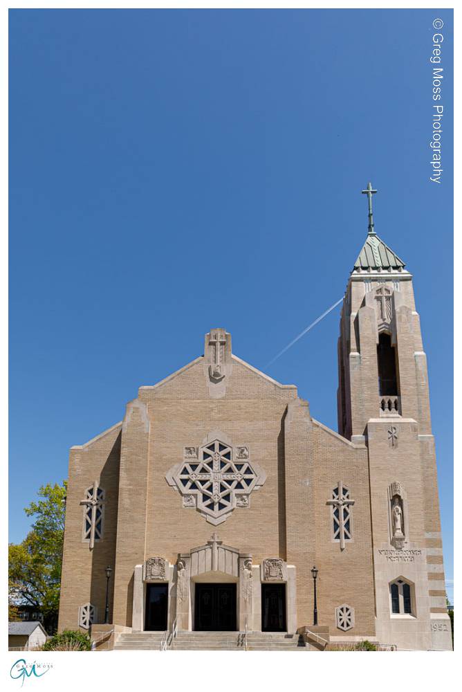 Outside view of church
