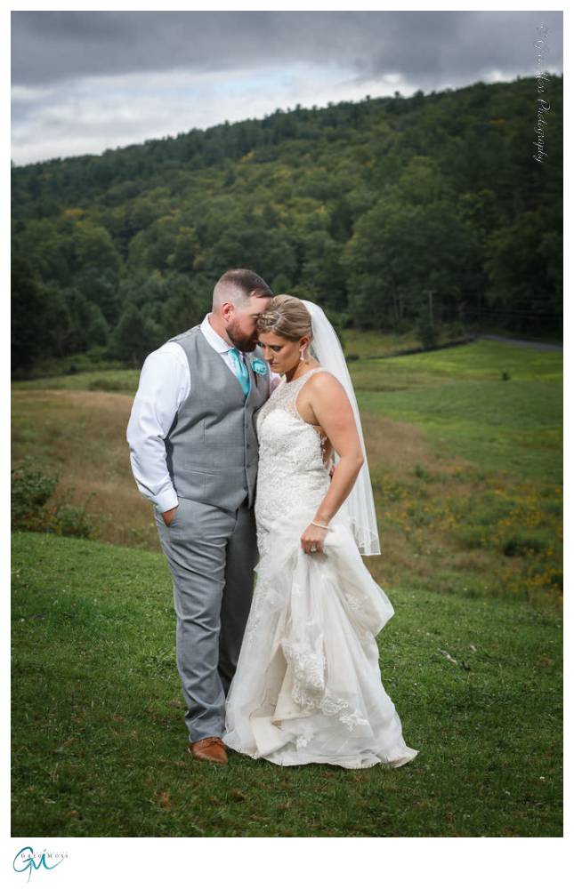 Bride and Groom portrait on wedding day