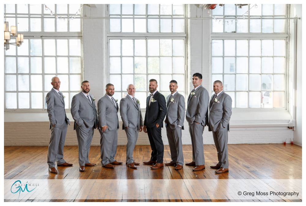 The Boylston Rooms Wedding-16 Groom with groomsmen