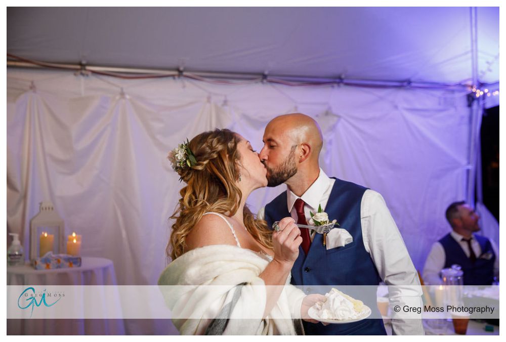 Jiminy Peak Wedding-21 Bride and groom cake cutting