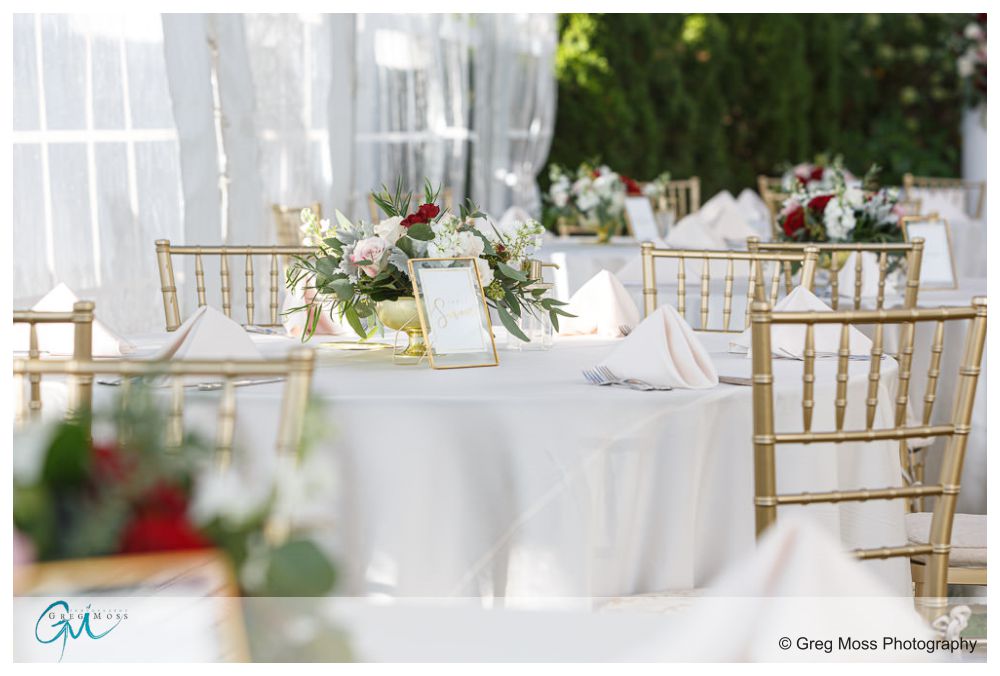 The Commons 1854-6 Table setup at The Commons 1854 Wedding
