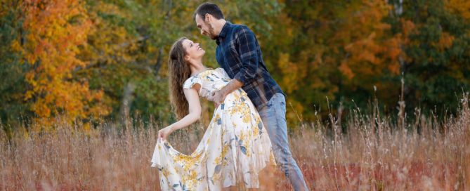 Engagement photo at Quabbin Reservoir