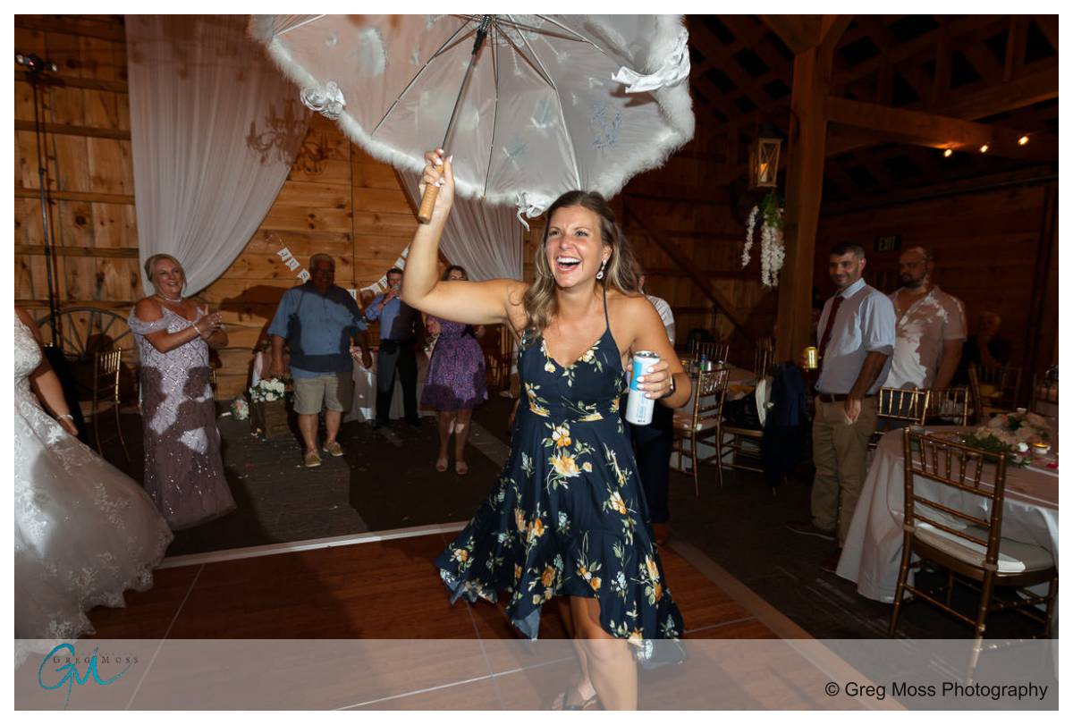 Blissful Meadows G. C. Wedding018 Umbrella dance at wedding reception
