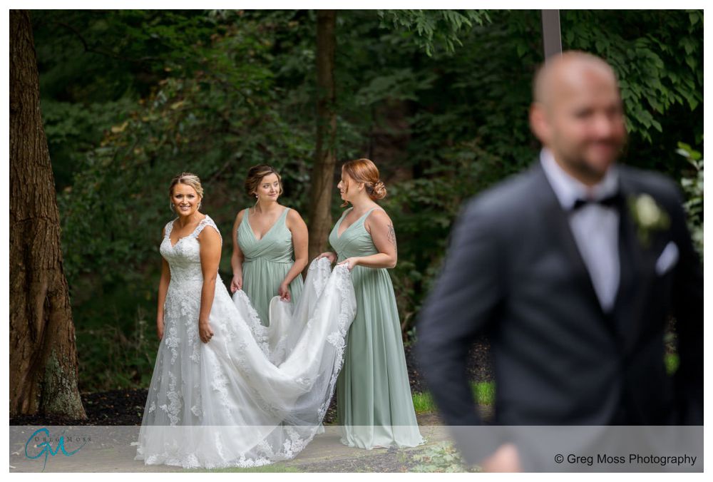 Log Cabin Holyoke Weddings-11 First look photos at the D Hotel wedding location