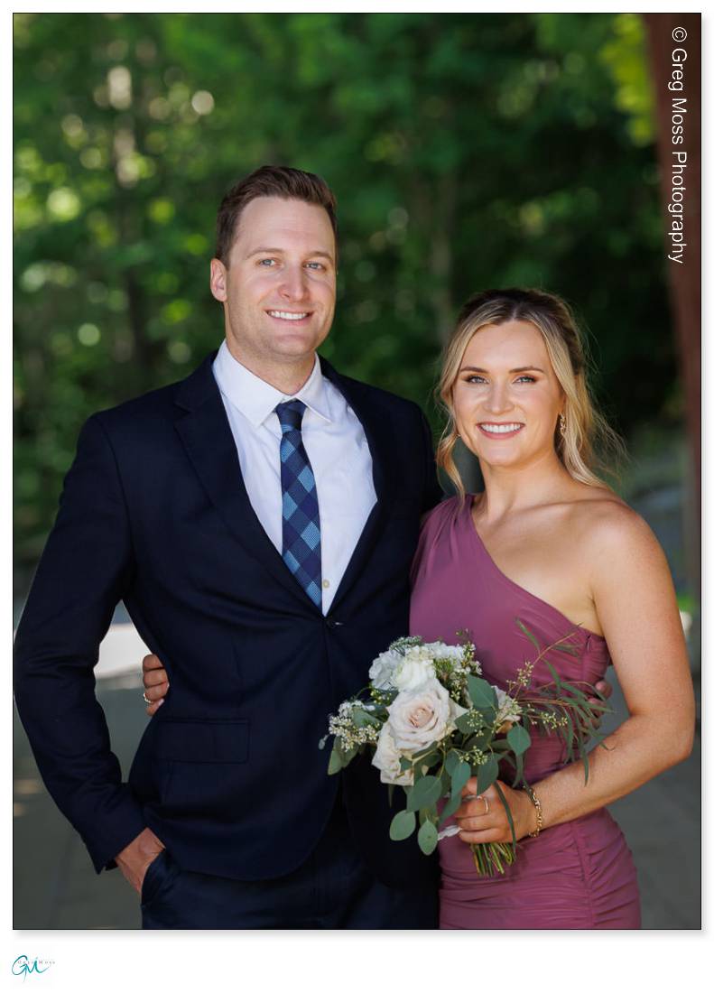 Stratton Mountain Wedding-11 Bridesmaid with Husband