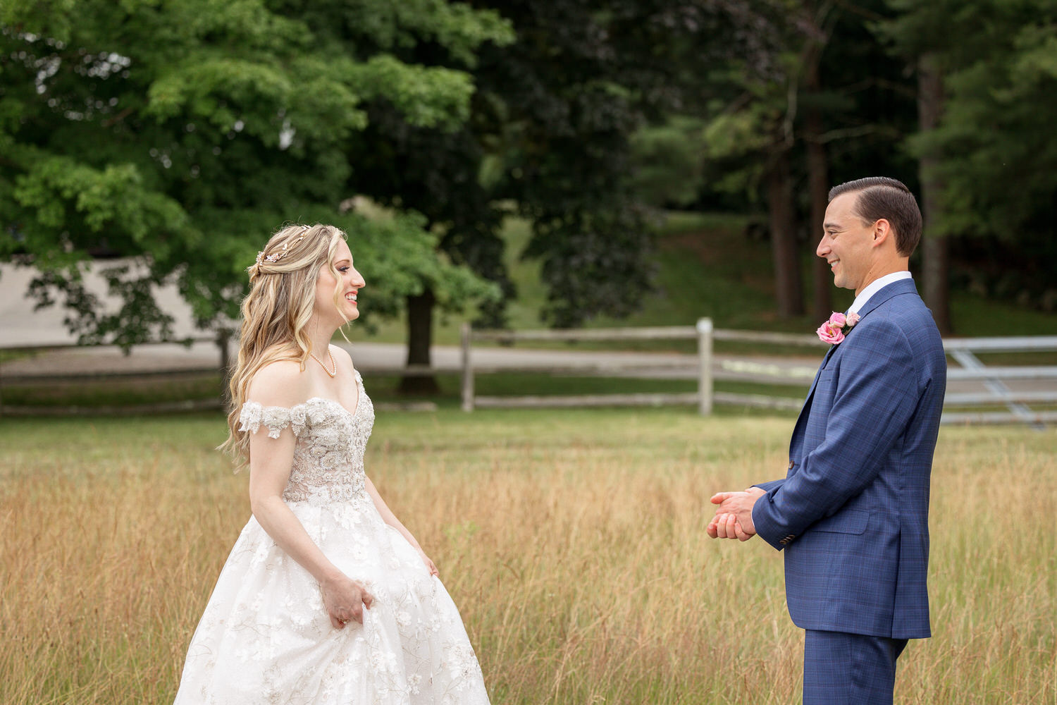 wedding couple first look